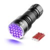 LE Linterna de luz negra pequeñas luces UV con 21 LED_1