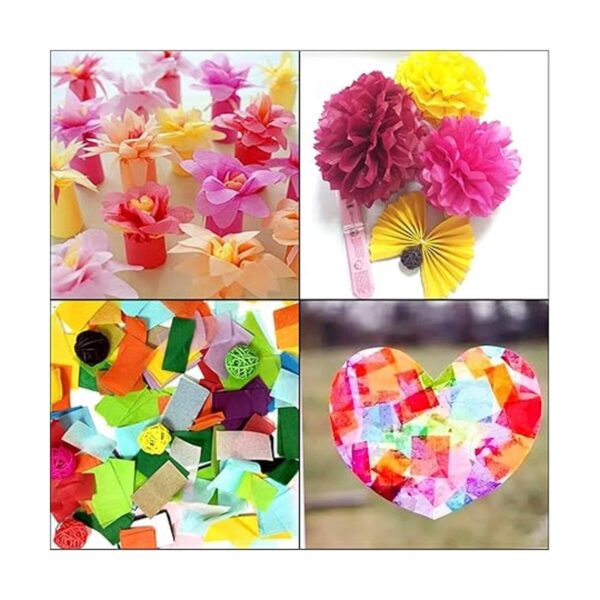 RYKMOM 6000 hojas de papel de seda cuadradas 30 colores