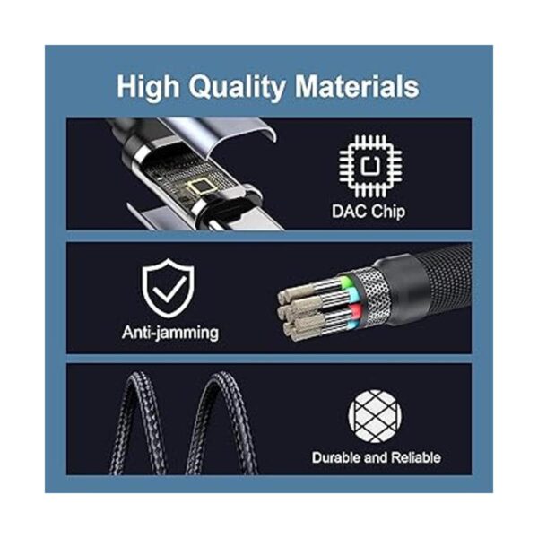 Cable auxiliar USB C a 0.138 in 2 unidades Eanetf tipo_4