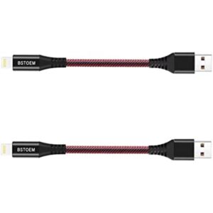 Paquete de 2 cables Lightning cortos de 7 pulgadas para_1