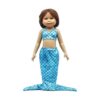 Popuid Traje de traje de sirena de 18.0 in para muñeca_2