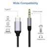 Cable auxiliar USB C a 0.138 in 2 unidades Eanetf tipo_2
