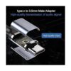 Cable auxiliar USB C a 0.138 in 2 unidades Eanetf tipo_3