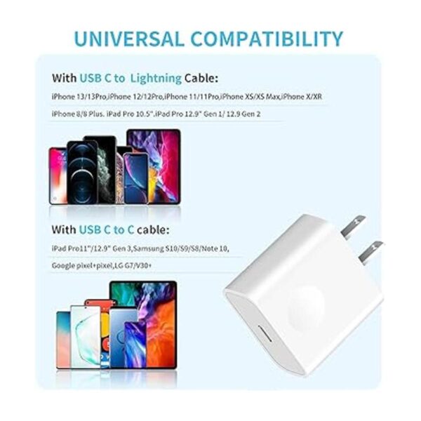 CKAIEE Cargador de pared USB C adaptador de corriente_4