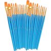 BOSOBO Juego de 2 pinceles de pintura 20 unidades punta