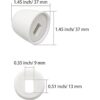 Ruiwaer 4pcs Universal Inodoro Pernos Tapas Inodoro Tapa_2