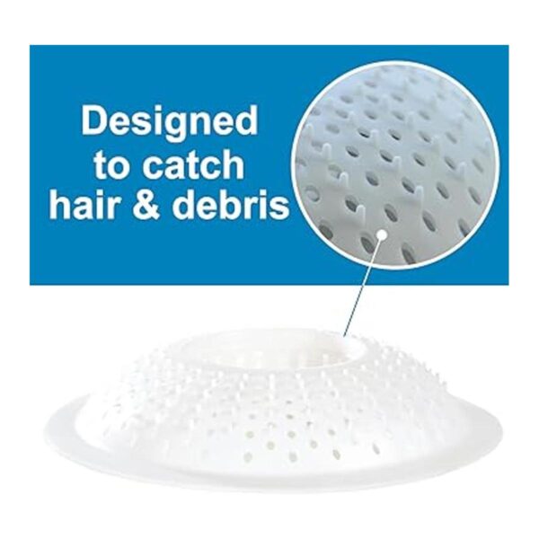 Evriholder Protector de drenaje de plástico para bañeras y_3