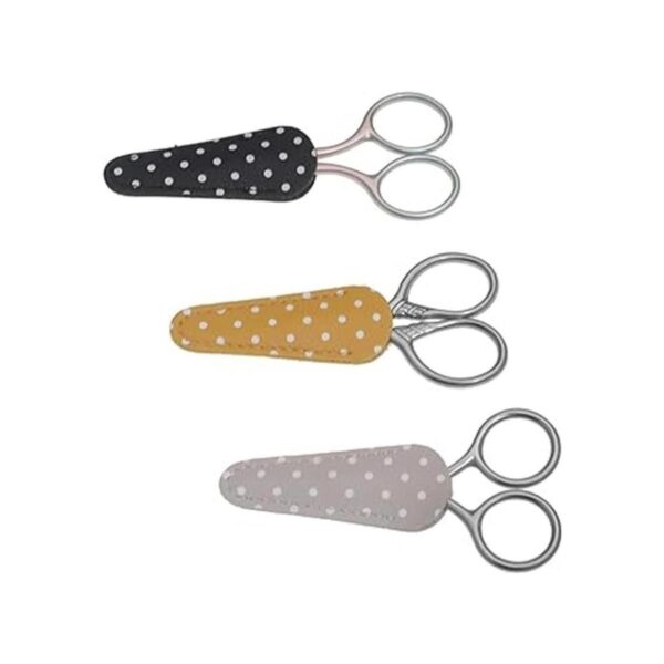 3 unids 3 colores bordado tijeras vaina seguridad lunares_2