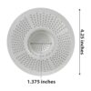 Evriholder Protector de drenaje de plástico para bañeras y_6