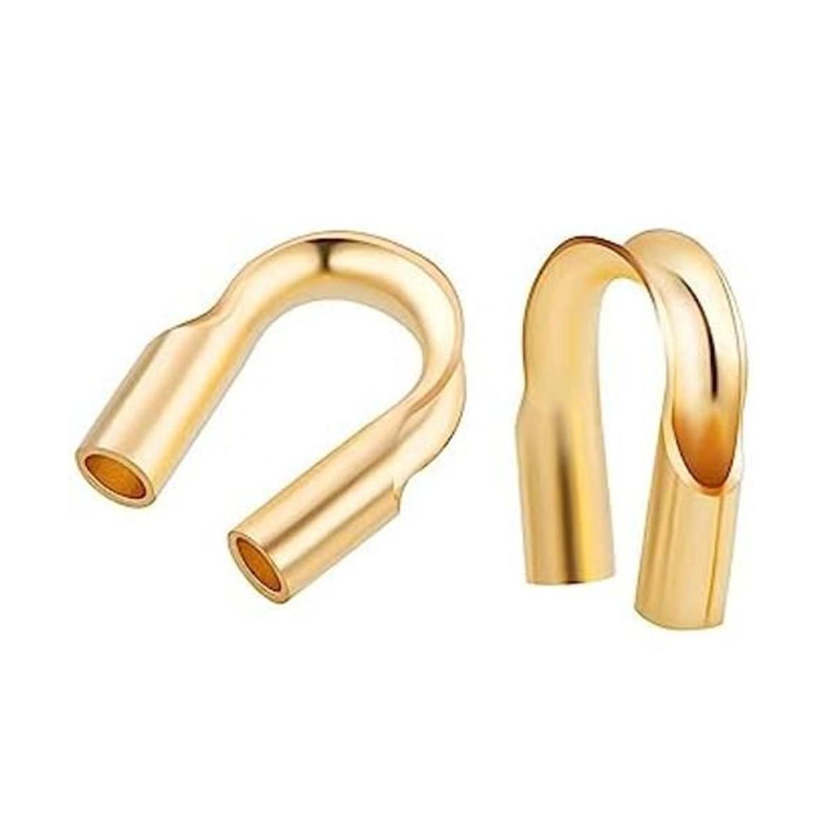 BENECREAT 30 protectores de alambre de oro de 14 quilates