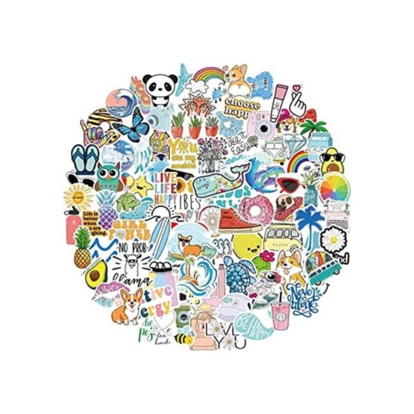 Bekayshad Stickers for Water Bottles 100 PackPCS Cute_1