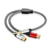 Morelecs Cable adaptador de audio estéreo de 0.138 in_4