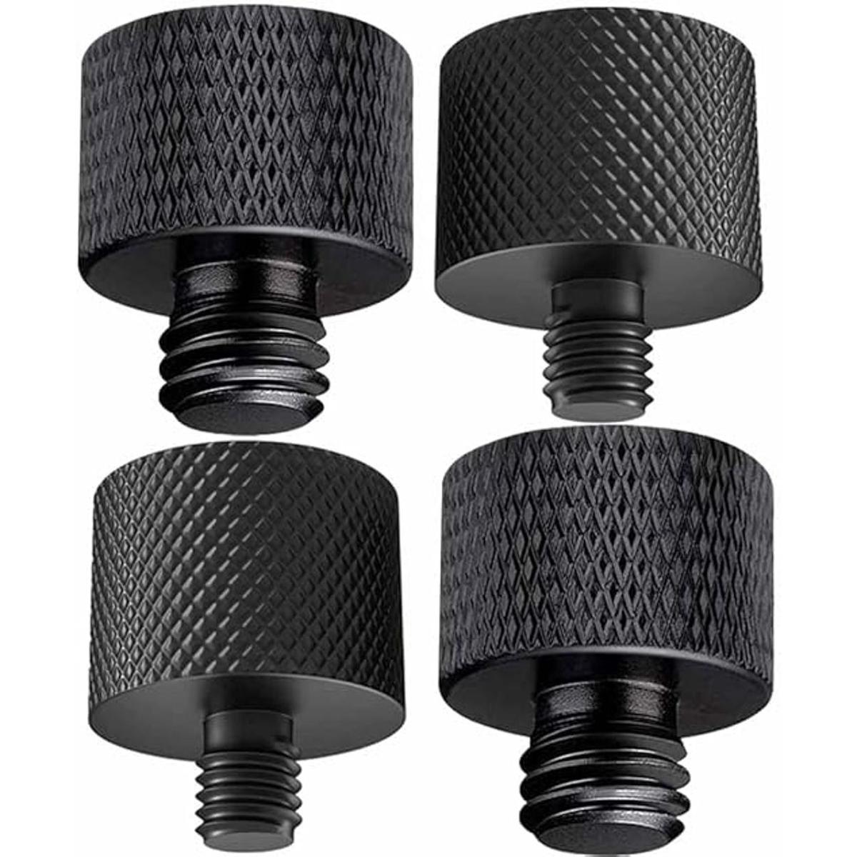 Juego de adaptador de tornillo de cámara de 4 piezas macho