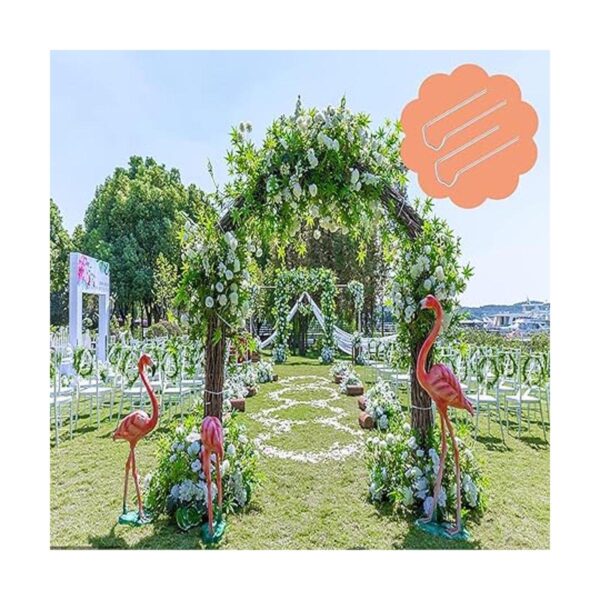 160 alfileres florales verdes de 1.7 pulgadas en forma de