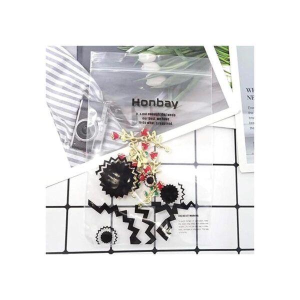 Honbay 10 colgantes con diseño de rosas esmaltadas para