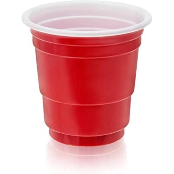 True Vaso rojo para fiesta vaso de 1.5 onzas vasos_1