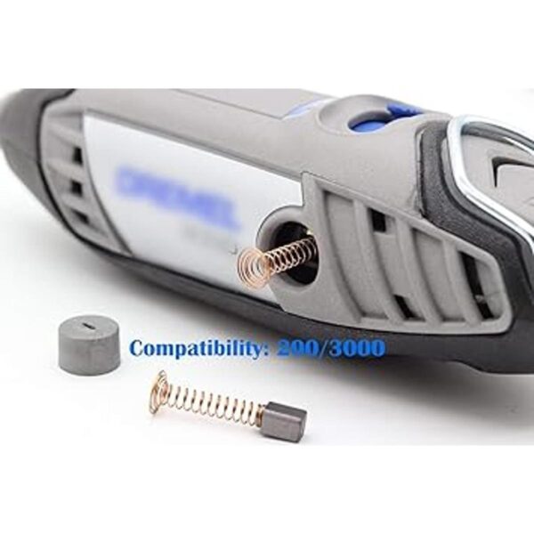 4 brochas de motor de carbono compatibles con Dremel 3000_2
