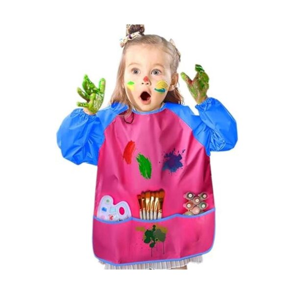 Delantal para arte impermeable Kuuqa para niños delantal_6