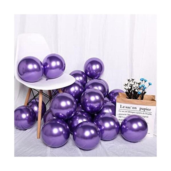 50 globos metálicos morados decoración de 12 pulgadas_1