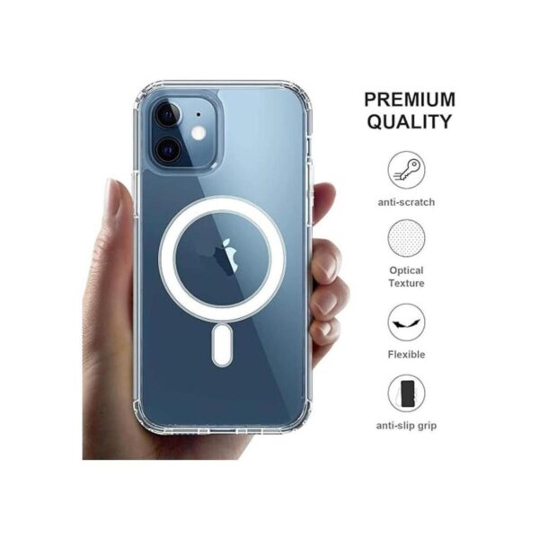 Landee Funda magnética transparente compatible con iPhone_5