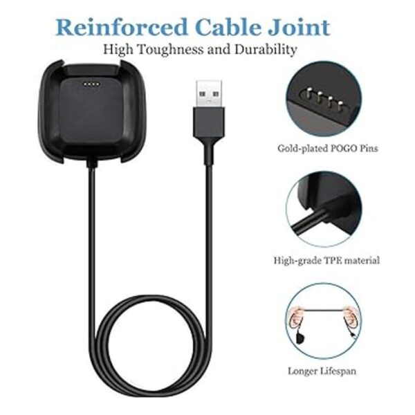 Cargador compatible con Fitbit Versa 2 no para_3