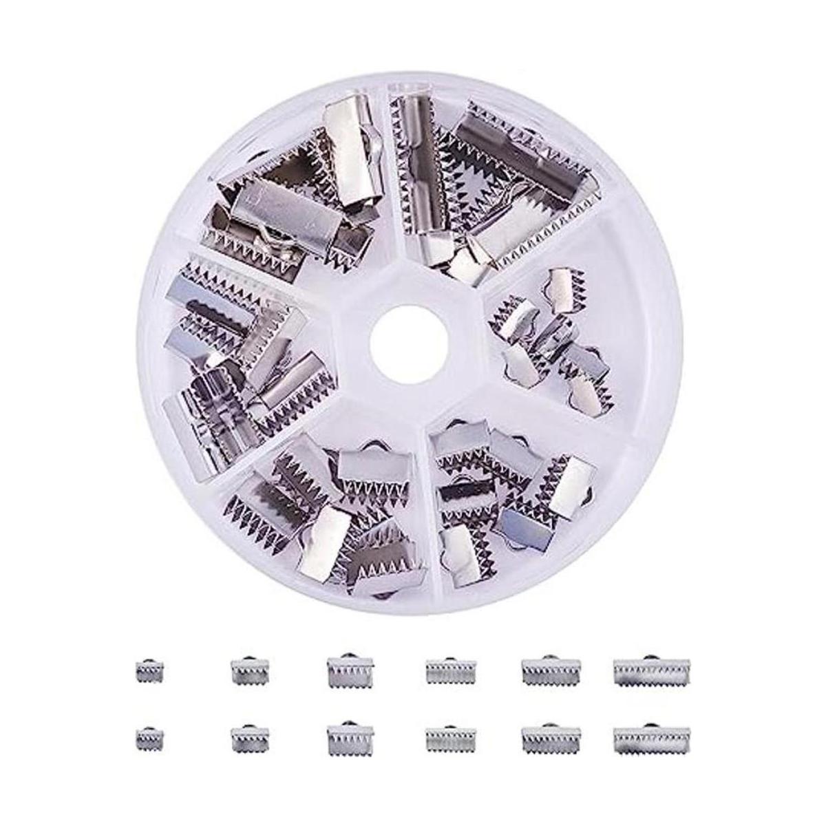 PH PandaHall 36 pulseras de cinta de acero inoxidable 304