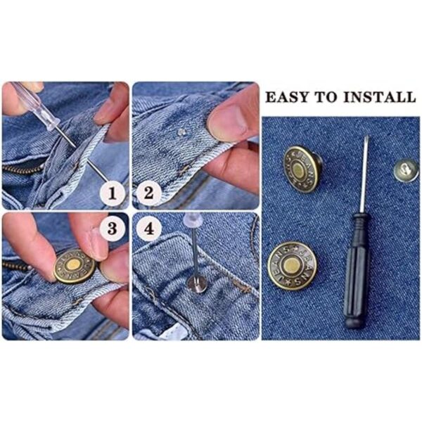 12 juegos de botones ajustables para jeans botones de_3