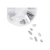 PH PandaHall 36 pulseras de cinta de acero inoxidable 304