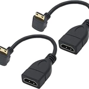 Adaptador de cable mini HDMI de alta velocidad de 90_1
