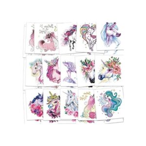 Tatuajes temporales de unicornio para niños y niñas 45_1