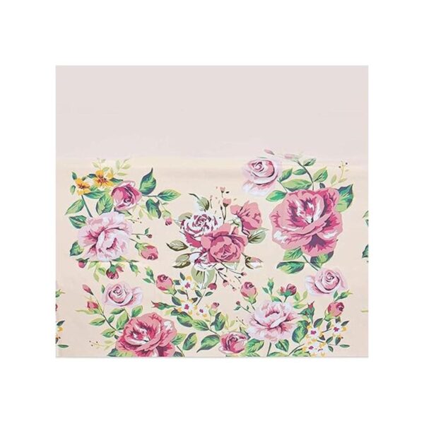 Mantel rosa rosa para decoración de boda 53.9 x 109.4 in_5