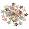 Honbay 40pcs esmalte flor de cerezo colgante colgante para