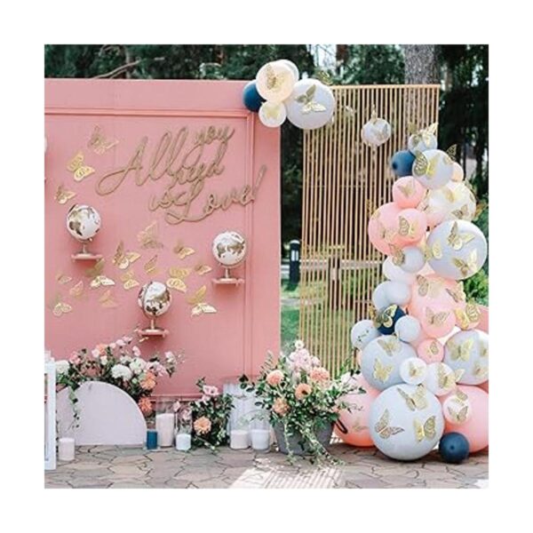 72 calcomanías decorativas de pared de mariposa 6 estilos_6