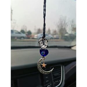 Accesorios colgantes de auto de cristal de ojo malvado_1