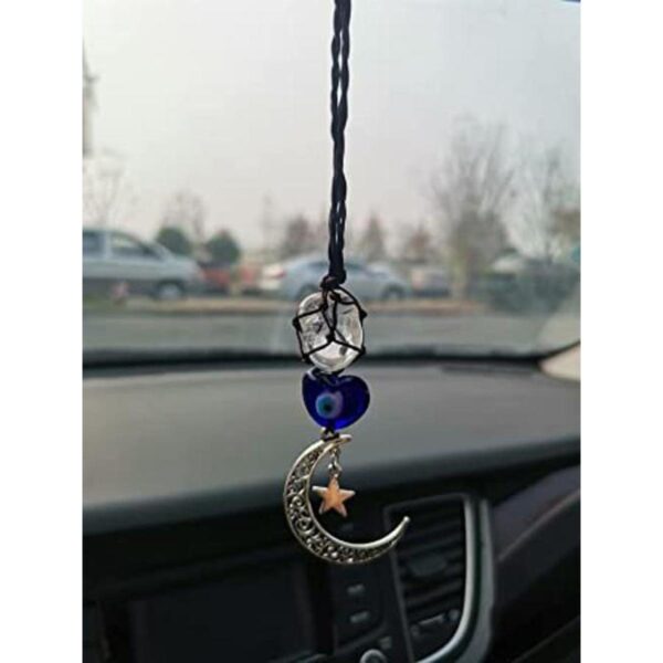 Accesorios colgantes de auto de cristal de ojo malvado_1