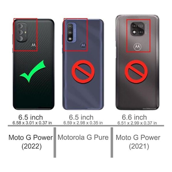 Osophter Funda para Moto G Power 2022 con diseño floral_2