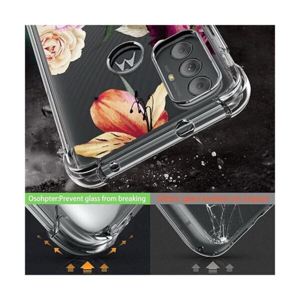 Osophter Funda para Moto G Power 2022 con diseño floral_3