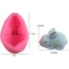 Molde de silicona de conejo 3D para decoración de pasteles_2