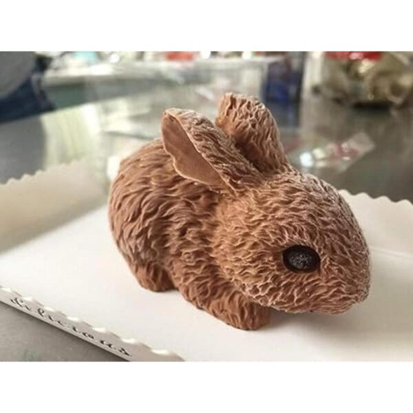 Molde de silicona de conejo 3D para decoración de pasteles_6