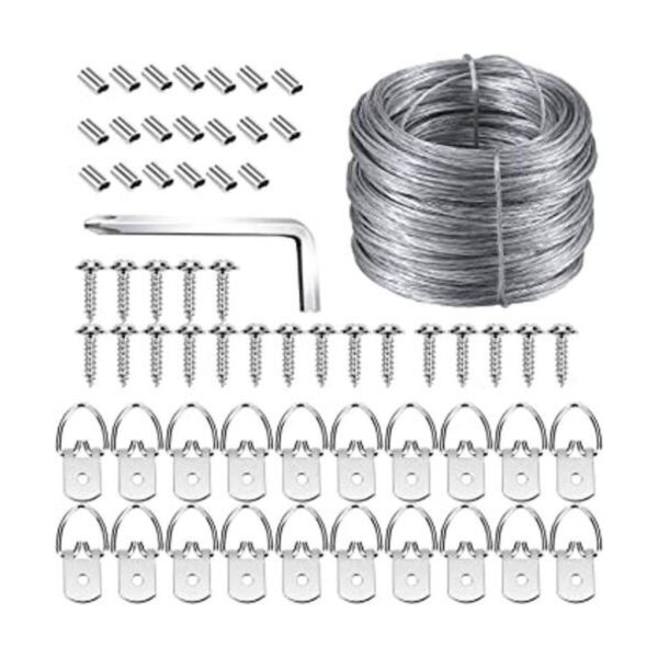 Kit de colgar imágenes ganchos de imagen con anillo en D