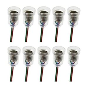 SQXBK 10 lámparas E10 con base de rosca LED soporte de_1