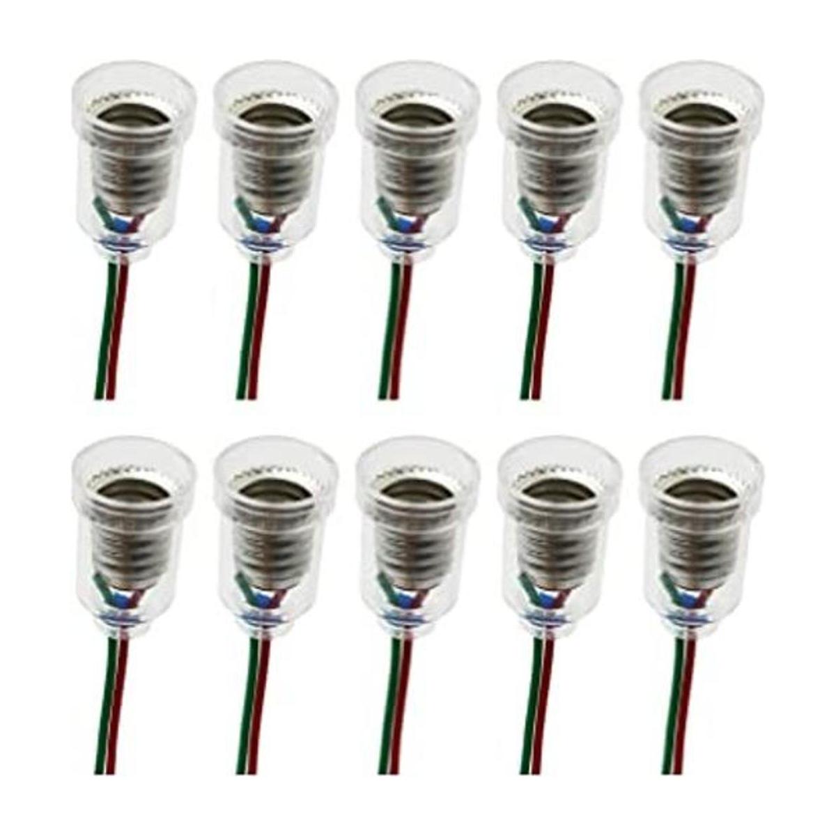 SQXBK 10 lámparas E10 con base de rosca LED soporte de