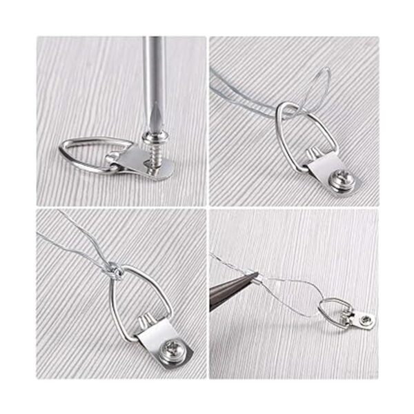 Kit de colgar imágenes ganchos de imagen con anillo en D