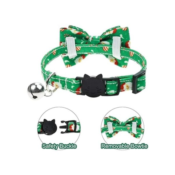 Malier Collar de gato con patrón de copo de nieve de