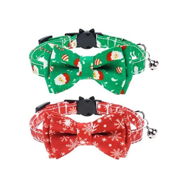 Malier Collar de gato con patrón de copo de nieve de