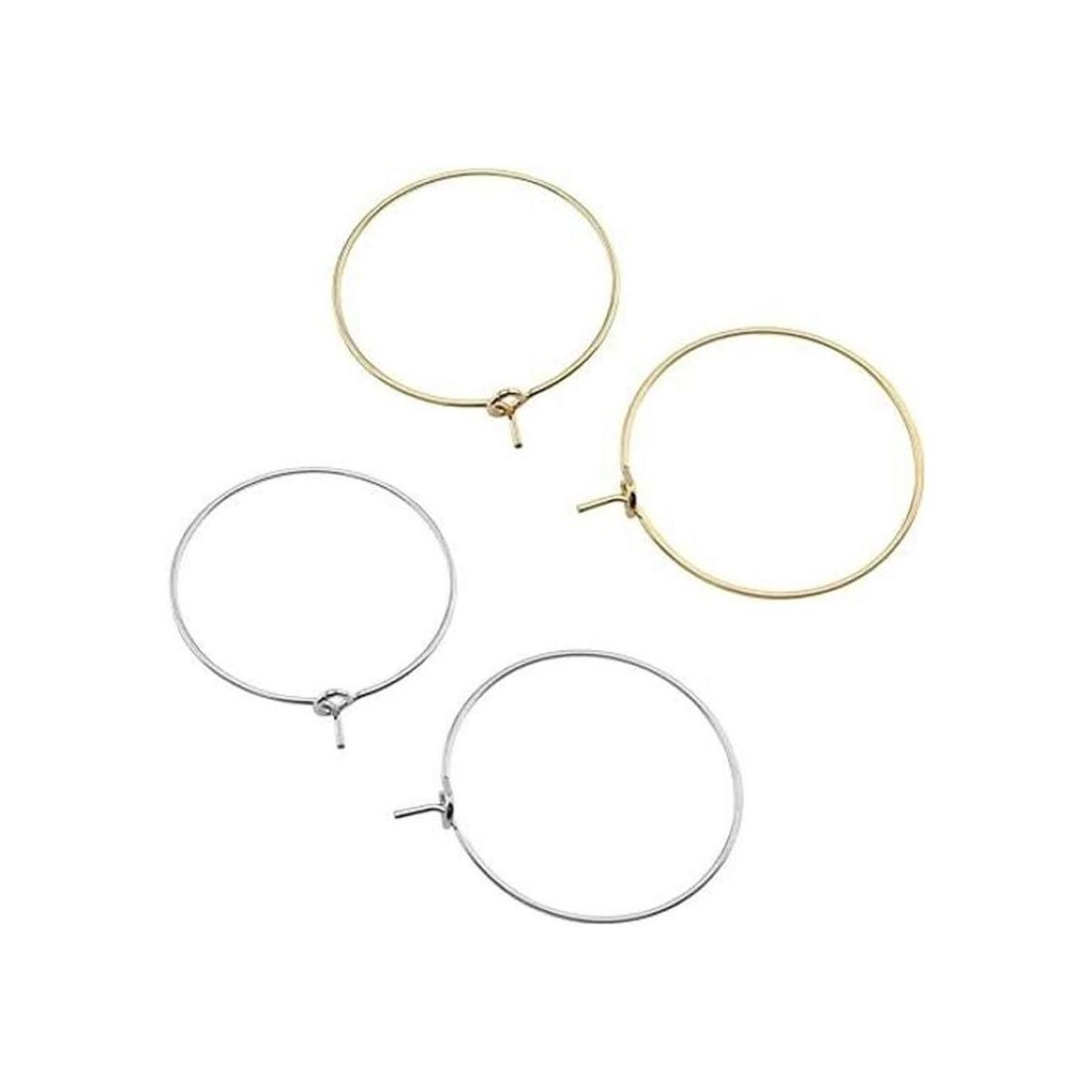 Ruiwaer 100 anillos redondos para copas de vino anillos