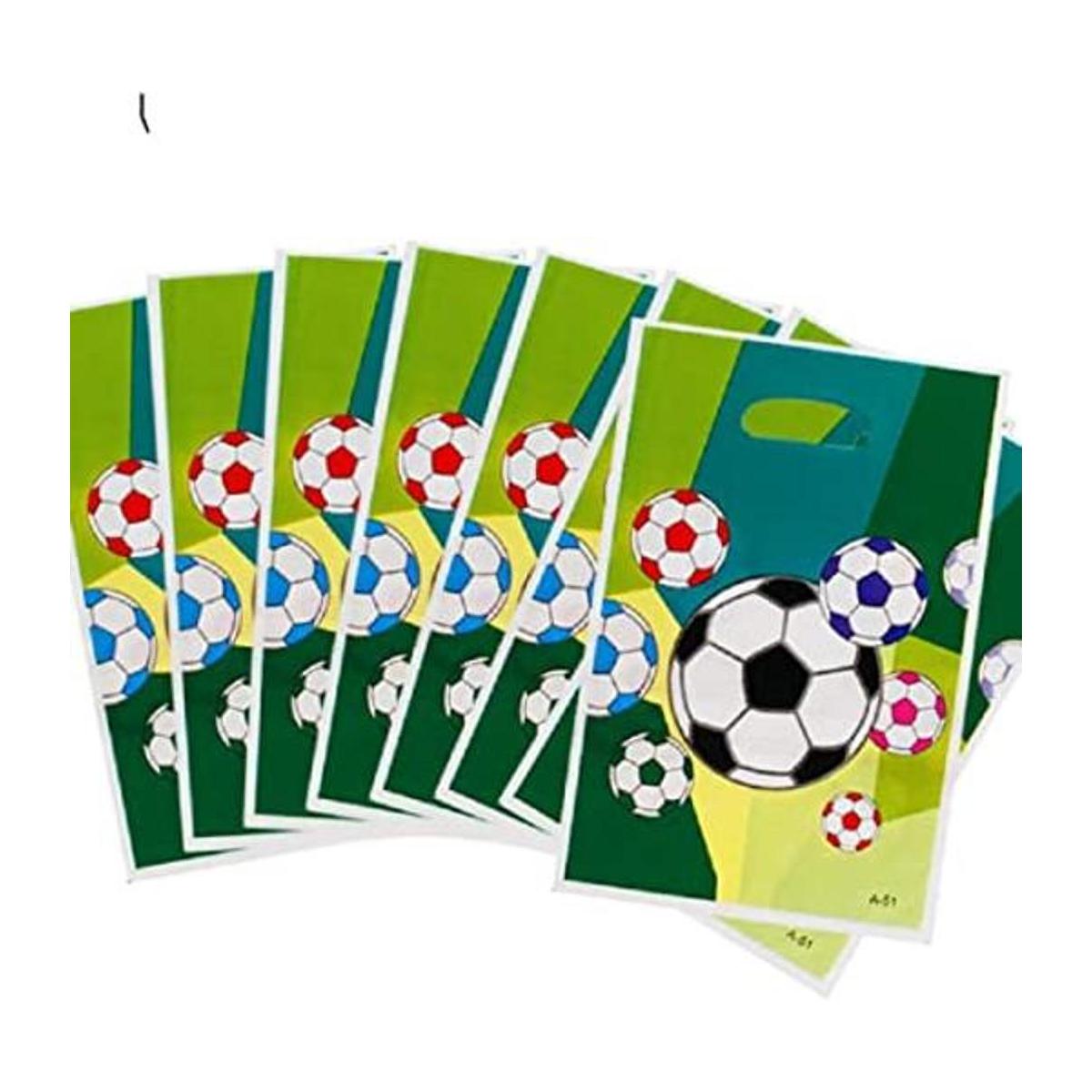 30 bolsas de regalo de fiesta de dulces de fútbol para