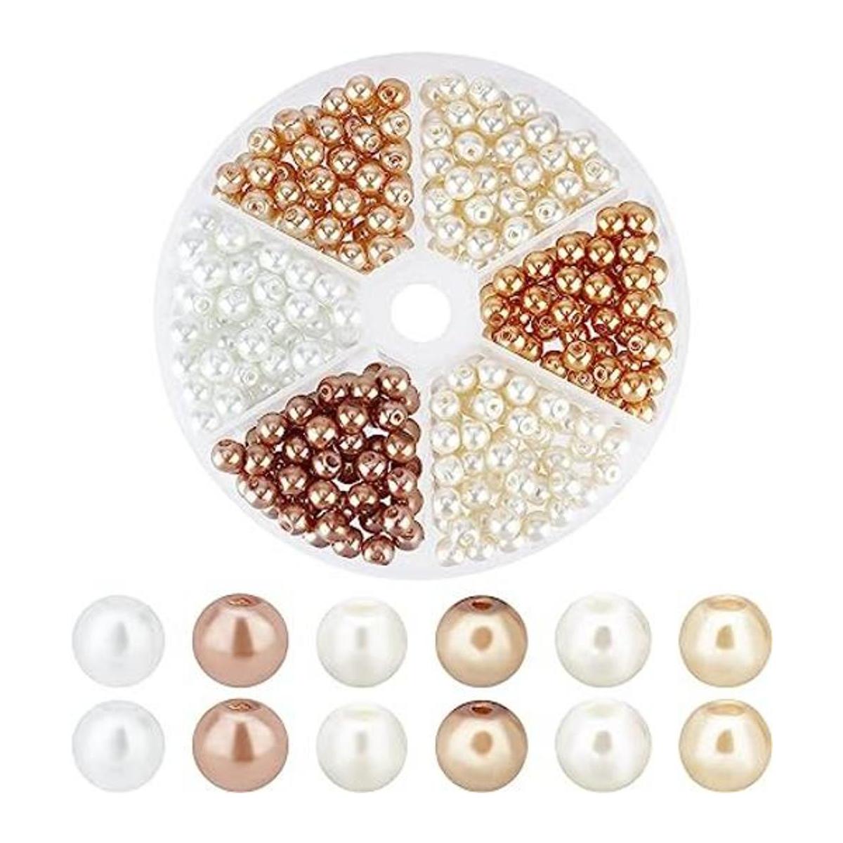 PH PandaHall 300 perlas de vidrio de 0.236 pulgadas 6