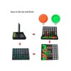 Juego de 4 juegos de mesa clásicos de cuatro filas en una_6