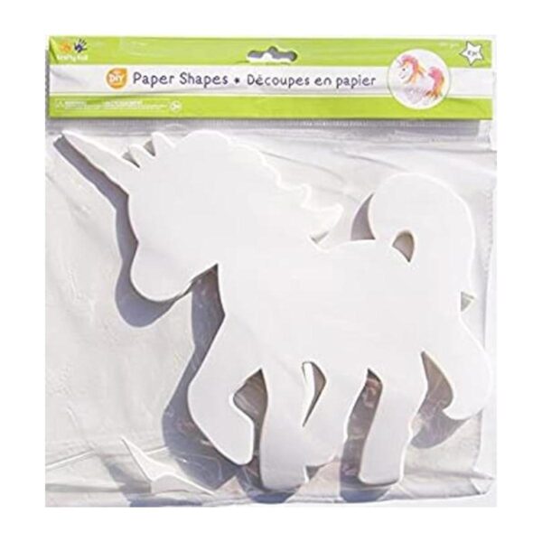 DIY Craft cartulina forma de unicornio 8 unidades_1